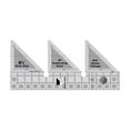 thumbnail image 1 of Creative Ruler Grids 45 Degree Double Strip Ruler Non-Slip Triangle Cutting Guide For Sewing, 1 of 5