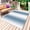 Blue, variant on Outdoor Rug 5' x 8', Aqua Teal White Ombre Large Carpet Area Rugs for Patio, RV, Deck, Modern Abstract Art Farmhouse Gradient Water Absorption Camping Rug, Lightweight Washable Rugs Runner