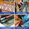 thumbnail image 3 of Decoración para fiestas, diseño western cowboy, accesorios para fotos, 180 x 90 cm, color azul, 3 of 7