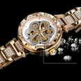 thumbnail image 5 of Luxury Rhinestone Flower Mechanical Watch - Retro Skeleton Fashion Analog with Water Resistant Stainless Steel Wristband, Precise Timekeeping, Crystal Clear Dial and Elegant Design for Women, 5 of 8
