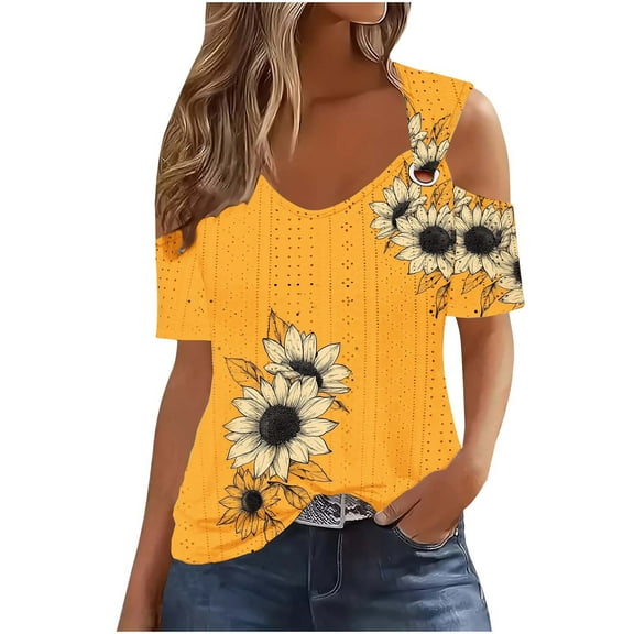 Women Blouses and Tops Fashion for Party Plus Size Shirts for Curvy Women Short Sleeve Button Up Shirts for Women Print