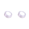 thumbnail image 2 of Injueey Cinta de papel de regalo Accesorios de artesanía de bricolaje para boda Cintas de poliéster ligeras para festivales Navidad Cumpleaños Blanco Blanco 01 2piezas Injueey CBP274891, 2 of 6