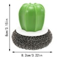 thumbnail image 3 of Cleaning Supplies Home Kitchen Cleaning Brush Cactus Dishwashing Brush Cleaning Brush Nano Cleaning Ball With Handle, 3 of 5