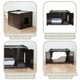 thumbnail image 5 of TRIXIE XL Cat Litter Box Enclosure Hidden Litter Indoor Cat Furniture Pet Home Side Table Brown, 5 of 8