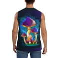 thumbnail image 4 of Kdxio Magic Mushrooms ,Fireflies for Men's Muscle T-shirt,Sleeveless for Workout Running Athletic Gym Lounge Casual, 4 of 7