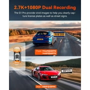 Vantrue 2.7K Dual Dash Cam, STARVIS 2 HDR, 1440P 60FPS, GPS, Voice Control, 24/7 Parking, 512GB Max
