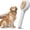 White, variant on Self Cleaning Slicker Cat & Dog Brush - Skin Friendly Shedding Grooming Tool for Pets, Pet Supplies Accessories, Deshedding Comb for Short Long Haired Kittens, Massage Function to Removes Loose Fur