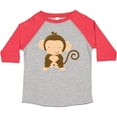 thumbnail image 3 of Inktastic Happy Monkey Boys or Girls Toddler T-Shirt, 3 of 5