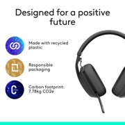 Logitech Zone Vibe 100 Wireless Noise Canceling Over-Ear Headset Graphite 981-001256