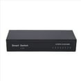 thumbnail image 3 of 8 Port Gigabit Ethernet Switch None POE Network Switch Plug & Play Desktop Mount Improve Network Performance US Plug, 3 of 8