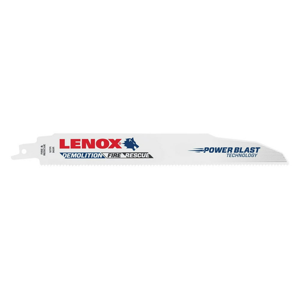 Lenox Demolition 9 in. BiMetal Reciprocating Saw Blade 10 TPI 5 pk
