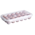 thumbnail image 2 of Organizador de Almacenamiento de Huevos, Contenedor de Huevos Compacto de Transparencia para refrigerador, 2 of 8