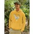 thumbnail image 2 of Rock Poster W Angel Girl  Hoodie Men -Image by Shutterstock, Male Large, 2 of 4