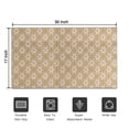 thumbnail image 5 of Golden Christmas Pattern Door Rugs,Washable Non Slip Door Mats Indoor,Decorative Door Mats,Entry Mat Indoor for Entrance,Bedroom,Kitchen,Bathroom,17"x30", 5 of 6