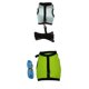 thumbnail image 1 of Juego de 2 arneses suaves para conejos con correa ajustable, ropa para pasear ardillas Verde Azul Claro, 1 of 9