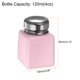 thumbnail image 2 of 3uds Disolvente Alcohol Dispensadores 120ml(4oz) Empujar Abajo Líquido Dispensador Bomba con Sellado Inoxidable Acero Tapa para Acetona Limpiador Esmalte Removedor, Rosa, 2 of 6