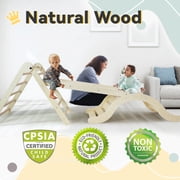 5-in-1 Toddler Climbing Toys Indoor, Climbing Toys with Ramp for Sliding or Climbing, Sturdy Kids Play Gym, Indoor Outdoor Playground for Toddlers