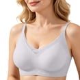 thumbnail image 6 of Npasoilc Seamless Supportive Wireless Bra for Women Push Up Bra Bralette Bras Underwear Mesh Strapless Bra with Molded Cups, 6 of 7