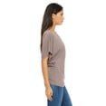 thumbnail image 4 of Bella + Canvas Ladies' Flowy Draped Sleeve Dolman T-Shirt - 8821, 4 of 4