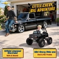 thumbnail image 4 of Joyracer Chevrolet Cheyenne 4WD 24 Volt Ride on Toys, Electric Car for Kids, Power Truck Wheels with Remote, Bluetooth, USB, LED Lights, Black, 4 of 16