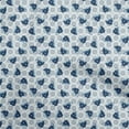 thumbnail image 1 of oneOone Silk Tabby Teal Blue Fabric Utensils Cup Diy Clothing Quilting Fabric Print Fabric By Yard 42 Inch Wide, 1 of 4