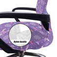 thumbnail image 5 of Renewold Office Chair Cover Decorative Rotating Chair Slipcover Stretch Soft Chair Protector Cover for Desk Computer Chair for Easter Decor, Easter Bunny Egg Carrot Purple, S, 5 of 7