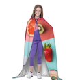 thumbnail image 4 of Honeii Colorful Dog Cat Collage Print Poncho Cape, Cloak Coat, Snuggly Hooded Wearable Blanket, Hooded Cape For Teenagers,Halloween Costumes-Large, 4 of 7