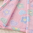 thumbnail image 5 of mgoYE Kids Little Boys Girls Cartoon Hooded Bathrobe Toddler Robe Pajamas Sleepwear(Sky Blue,5-6 Years), 5 of 9