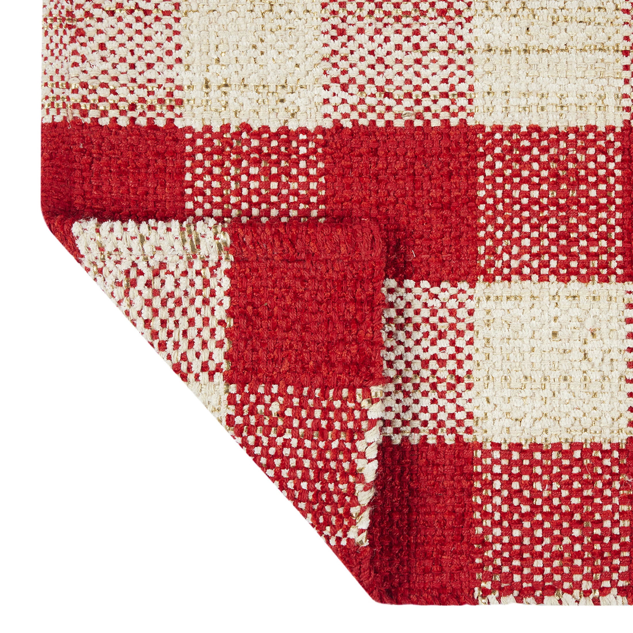 Holiday Time Red Plaid 20" x 34" Accent Rug