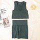 thumbnail image 1 of Conjunto de sujetadores acanalados para mujer, ropa interior sin costuras, pantalones cortos de Fitness de cintura alta, lencería Sexy, Bralette, Top con escote en V profundo, ropa deportiva, 1 of 4