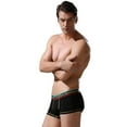 thumbnail image 2 of ZAIGGUT Men's Underwear Super Bamboo Viscose Boxer Brief 3Multi02 M, 2 of 6