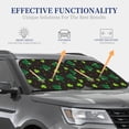 thumbnail image 4 of Naloa St. Patrick's Day8 2 Piece Foldable Car Sun Shades, Car Windshield Sunshade, Front Window Sunshade for Car, Truck, SUV - Small, 4 of 7