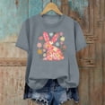 thumbnail image 2 of TaTaai Women's Easter Printed T Shirt Casual Short Sleeve Round Neck Soft Blouse Loose Fit Fashion Tops Graphic Tee for Spring Holiday Party Daily Wear Gift, 2 of 6