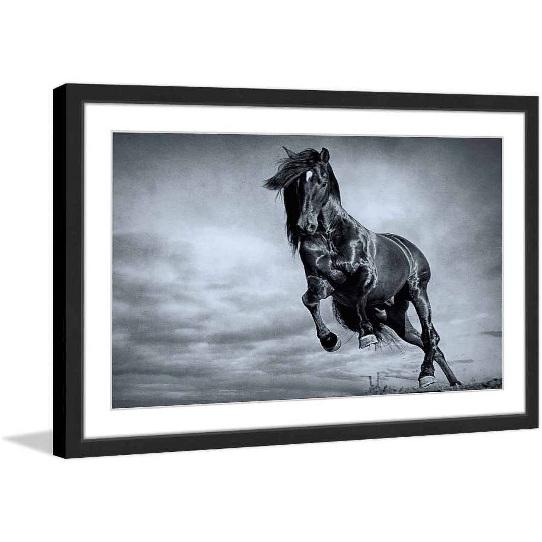 "Blue Baroque" Framed Painting Print