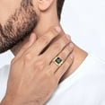thumbnail image 2 of 14K Solid Yellow Gold Mens Black Onyx Master Mason Signet Freemason Masonic Ring, 2 of 11