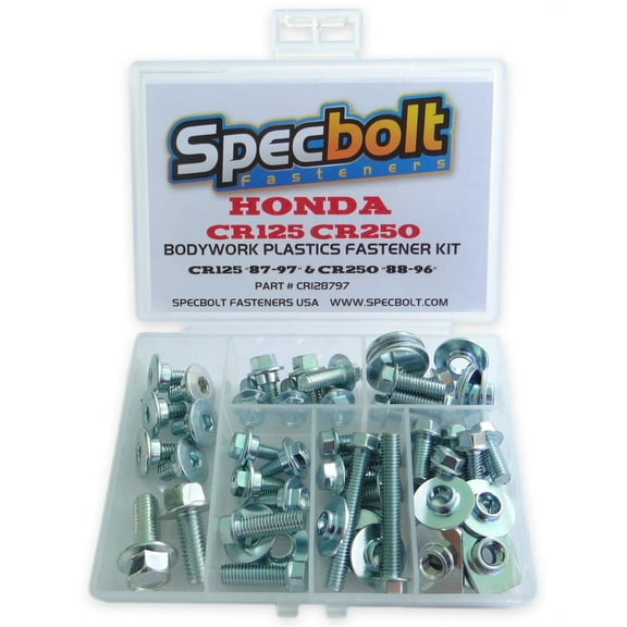 HONDA CR125 87-97 / CR250R 88-96 PLASTICS BOLT KIT