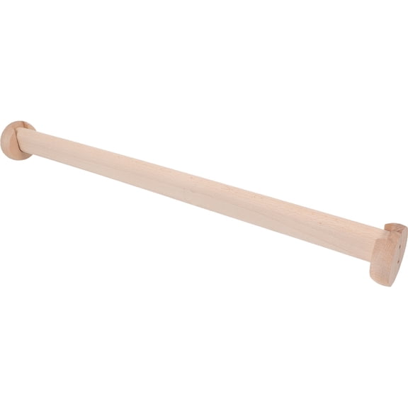OATIPHO 1Set Khaki Wood Closet Rod Heavy Duty Closet Pole for Wardrobe Clothes Rail