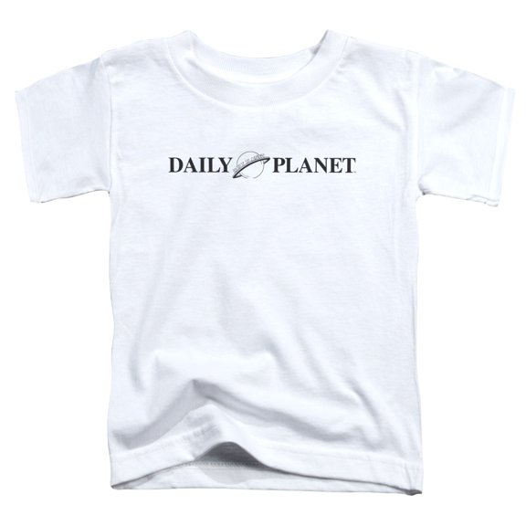 Superman - Daily Planet Logo - Toddler Short Sleeve Shirt - 3T