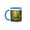 Blue/White, variant on 3drose, Autumn, Road, Mt Greylock, Massachusetts - Us22 Jmo0444 - Jerry and Marcy Monkman, 11oz Two-tone Red Mug