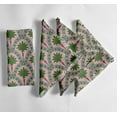 thumbnail image 1 of Vargottam Pink Cotton Muslin Napkins - Set of 12, 20x20 Inches, Elegant Palm Arch Print, Perfect for Spring Celebrations, Tea Parties, and Daily Dining - Machine Washable, 1 of 7