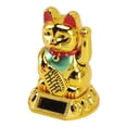 thumbnail image 4 of Ouitble Decoración China del Gato De La Suerte, Estatuilla De La Estatua De Inducción De La Luz Solar del Gato del Brazo Que Agita para Los Adornos del Coche del Hogar(Oro), 4 of 14