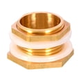 thumbnail image 1 of 1 inch Conector de tanque de agua 1/2" 3/4" 1' Conectores de tubería Adaptador giratorio para manguera de jardín, 1 of 5