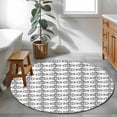 thumbnail image 3 of Ocean Brown Fish Round Area Rug 3.3Ft Washable Circle Rugs for Dining Room Table, Summer Fishing Coastal Nautical Simple Non-Slip Carpet Floor Mats Indoor Outdoor Carpet Runner Aesthetic Home Decor, 3 of 8