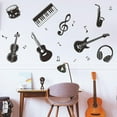 thumbnail image 2 of Ensemble d'Autocollants Muraux pour notes d'Instruments de Musique, 2 of 5