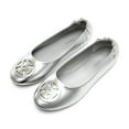thumbnail image 2 of BURUDANI Women's Slip-On Ballet Flats with Gold Medallion Accent, 2 of 6
