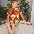 thumbnail image 4 of Fotbe Happy Thanksgiving Three Gnomes Pijama Estampada de 2 Piezas para Niños – Ropa de Dormir de Manga Corta Cómoda para Niños y Niñas, Camiseta y Shorts de Algodón-X-Large, 4 of 6