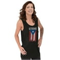 thumbnail image 3 of Puerto Rican Pride Frayed PR Flag Tank Top T Shirts Men Women Brisco Brands S, 3 of 5