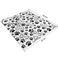thumbnail image 4 of Pet Paw Print and Bone Blanket,Comfortable Soft Flannel Throw Blanket,All Season,Warm Lightweight Blankets for Sofa Bed Couch Living Room Chair,50"x60"(130x150cm), 4 of 4