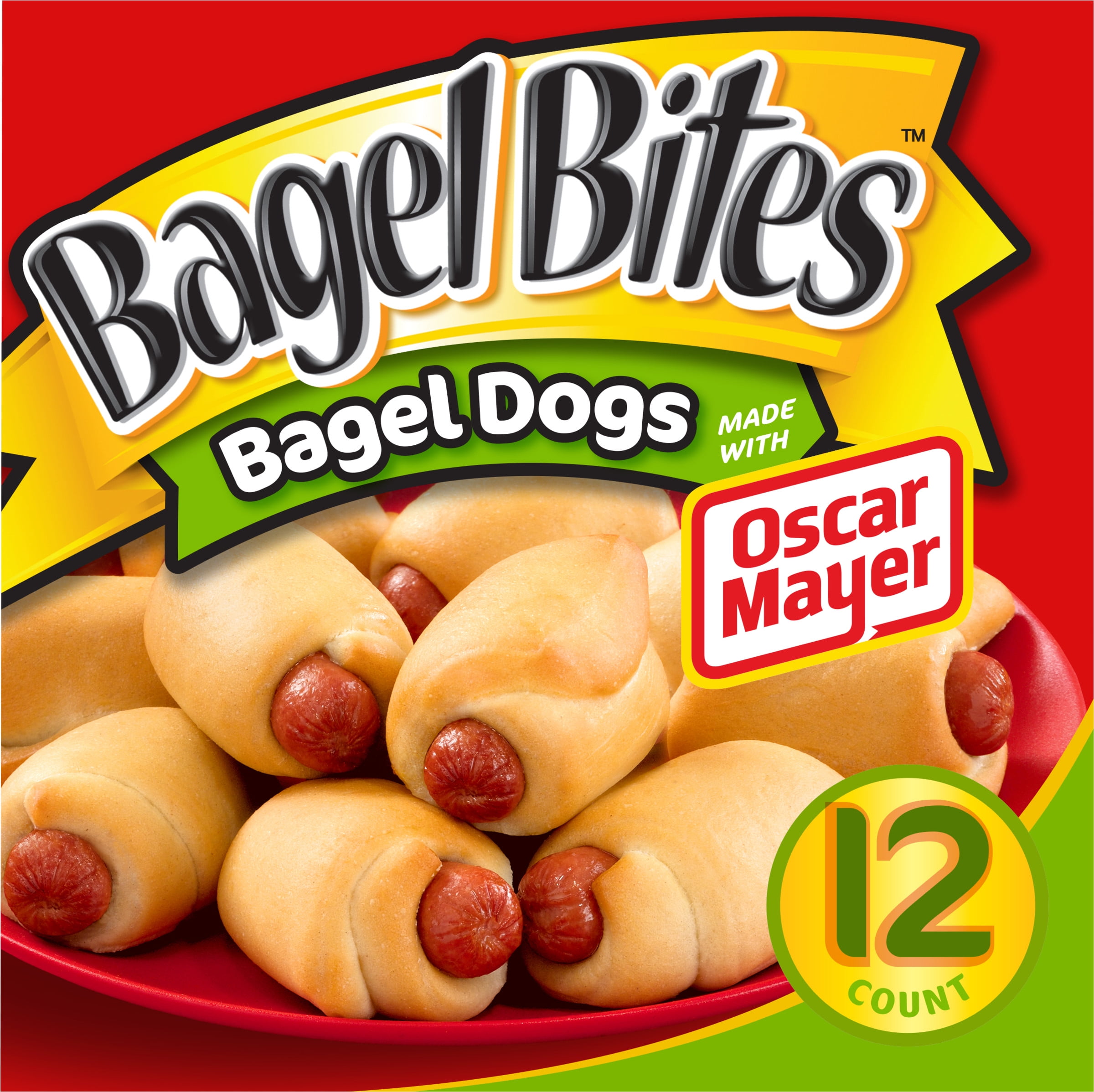 Bagel Bites Bagel Dogs Frozen Snacks, 12 Ct Box