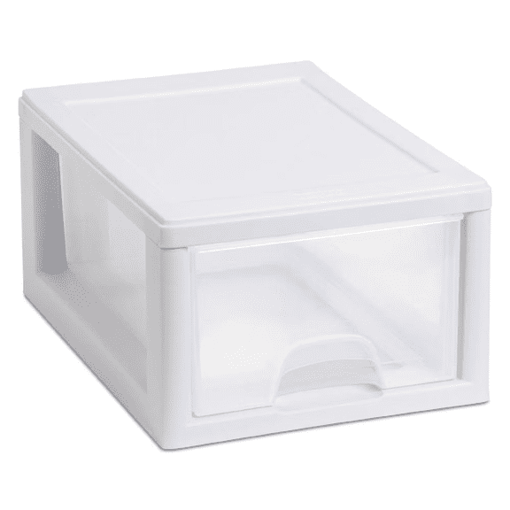 Sterilite Corp Stackable Closet Organizer, White